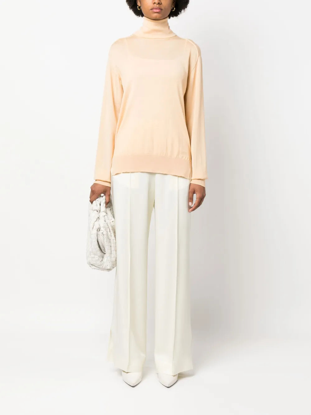 Pressed-Crease Straight-Leg Trousers