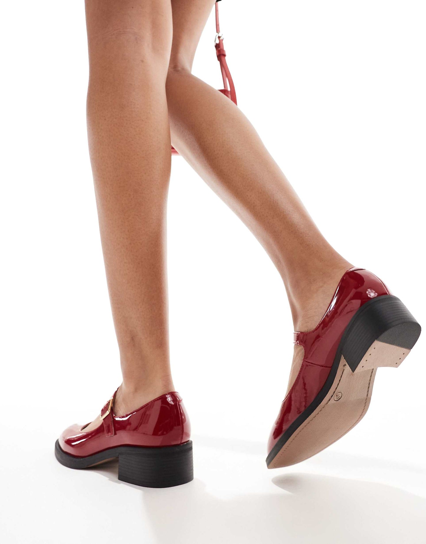 Becca Wide Fit Chunky Patent Mary Jane