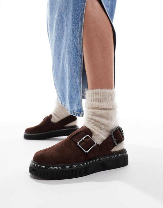 Robin Wide Fit Sling Back Mules