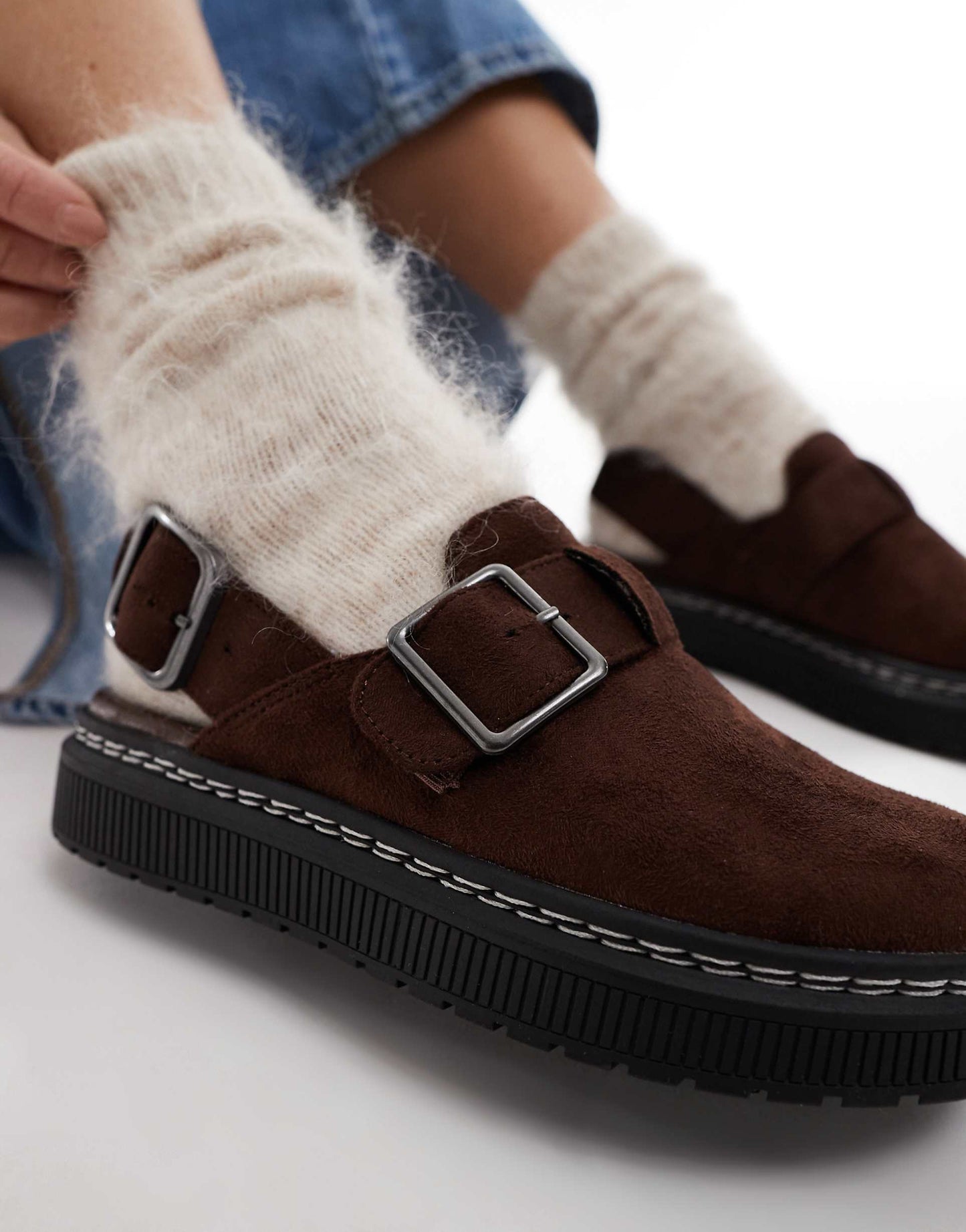 Robin Wide Fit Sling Back Mules