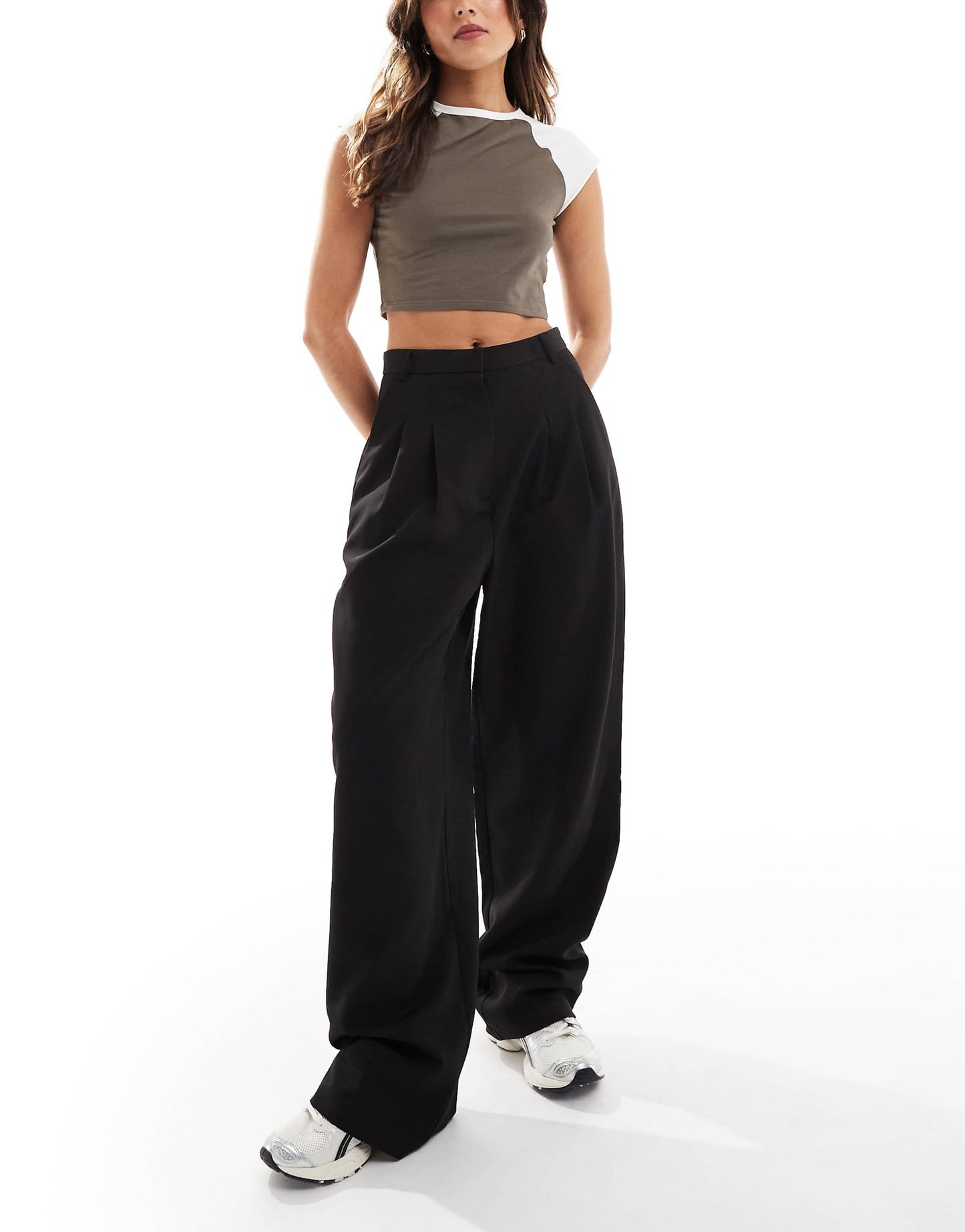 Tailored Wide Leg Trouser