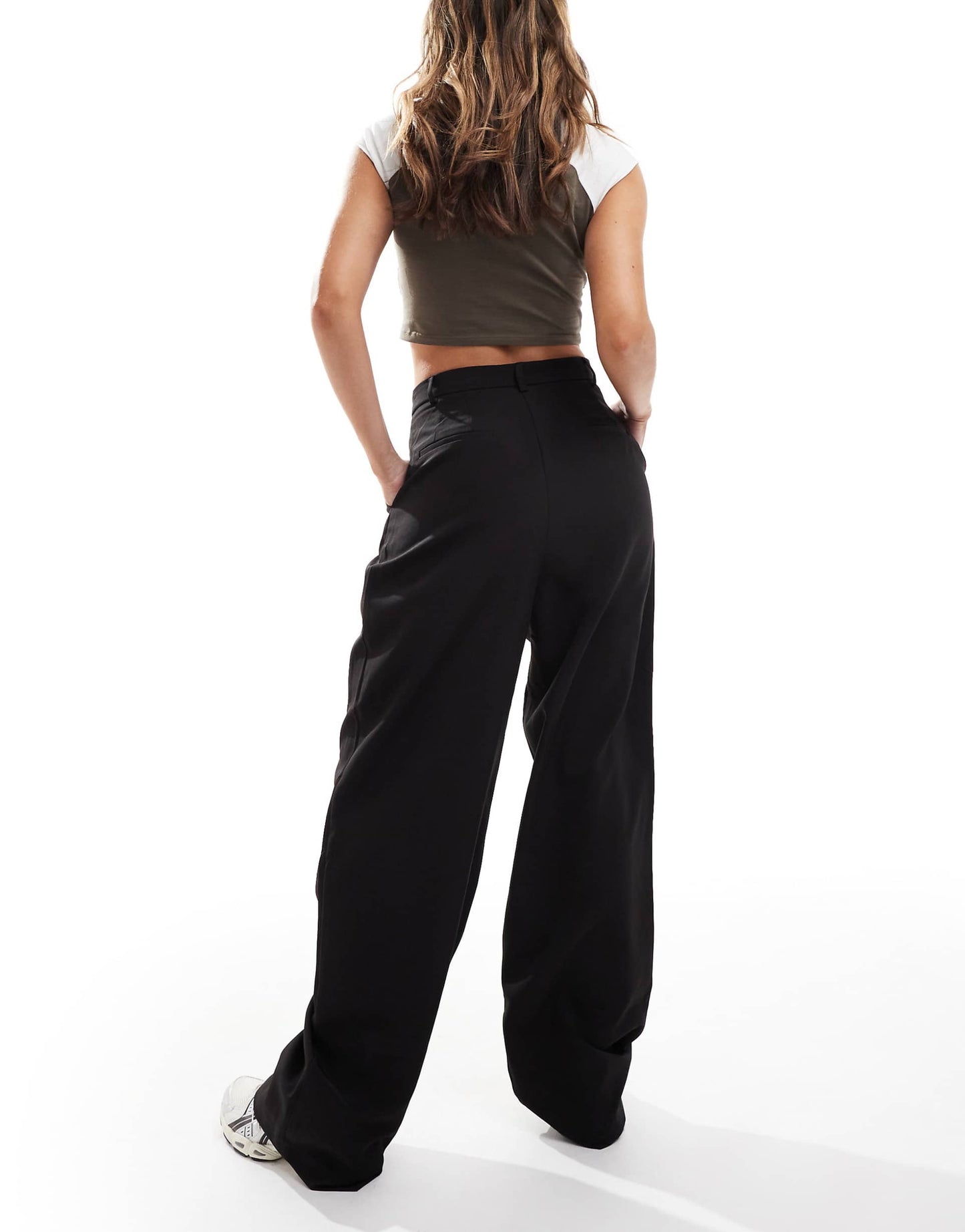 Tailored Wide Leg Trouser