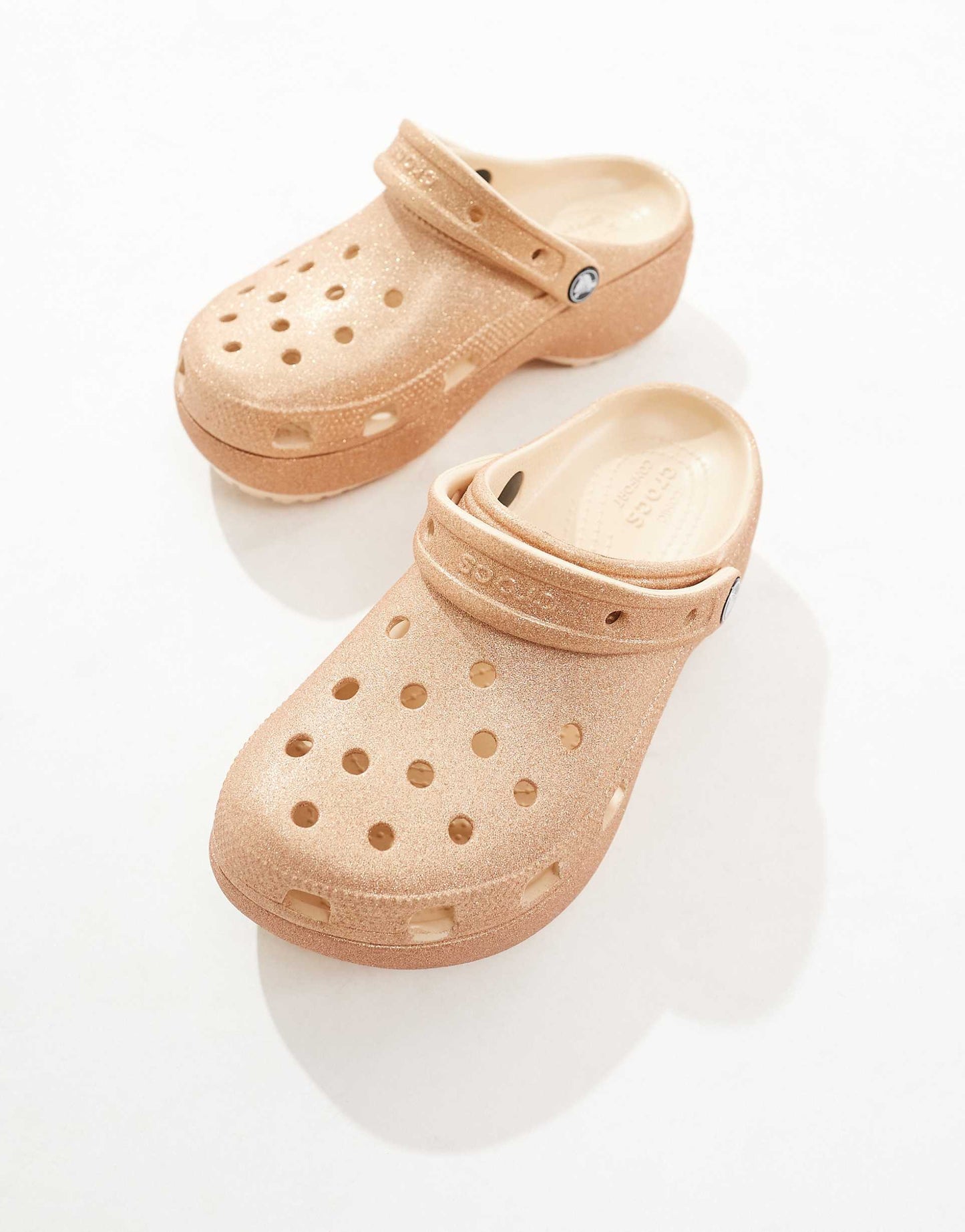 Classic Platform Glitter Clog
