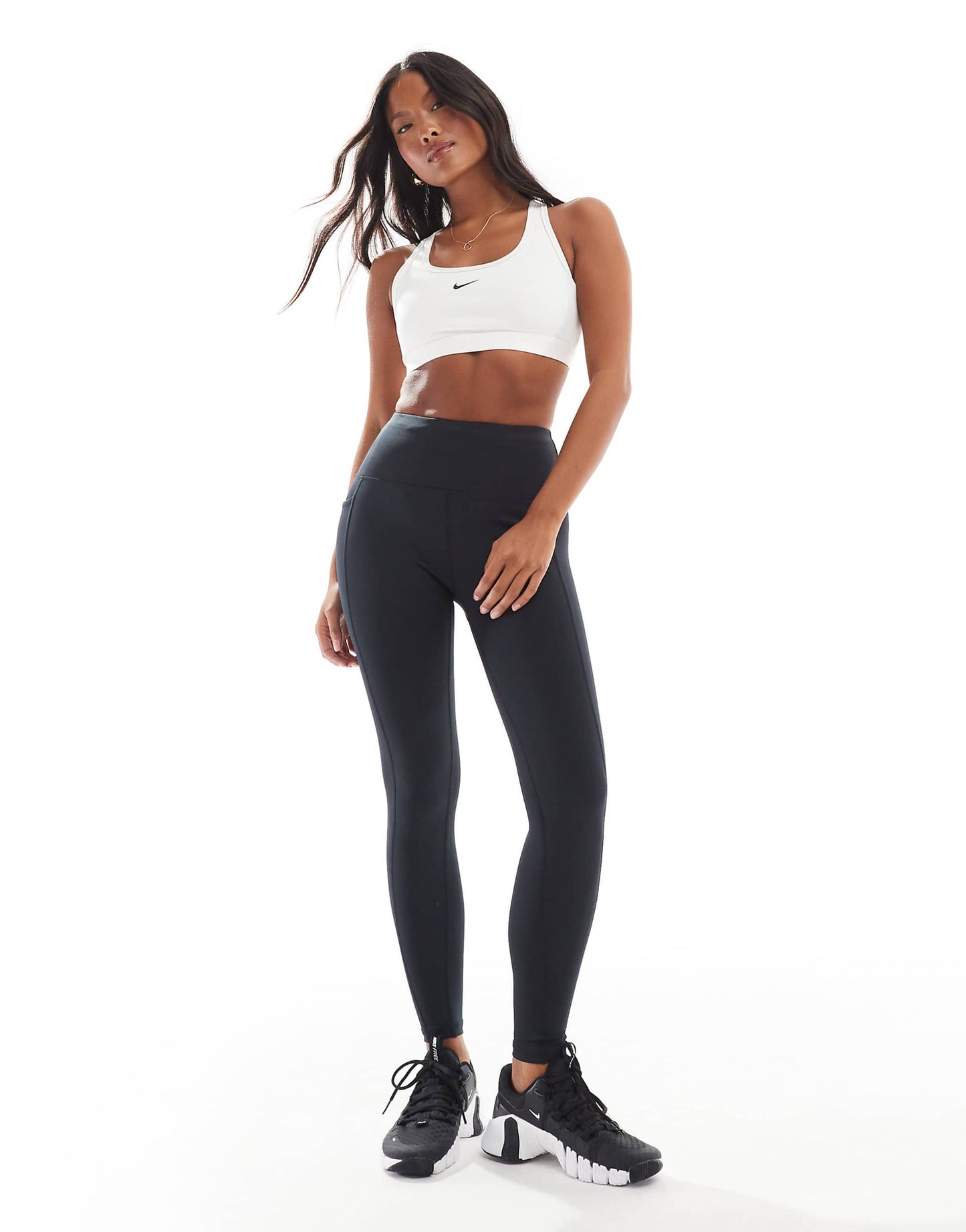 Petite Icon Running Tie Waist Gym Legging With Phone Pocket