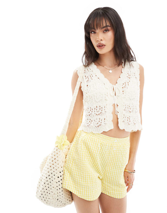 Crochet Sleeveless Top