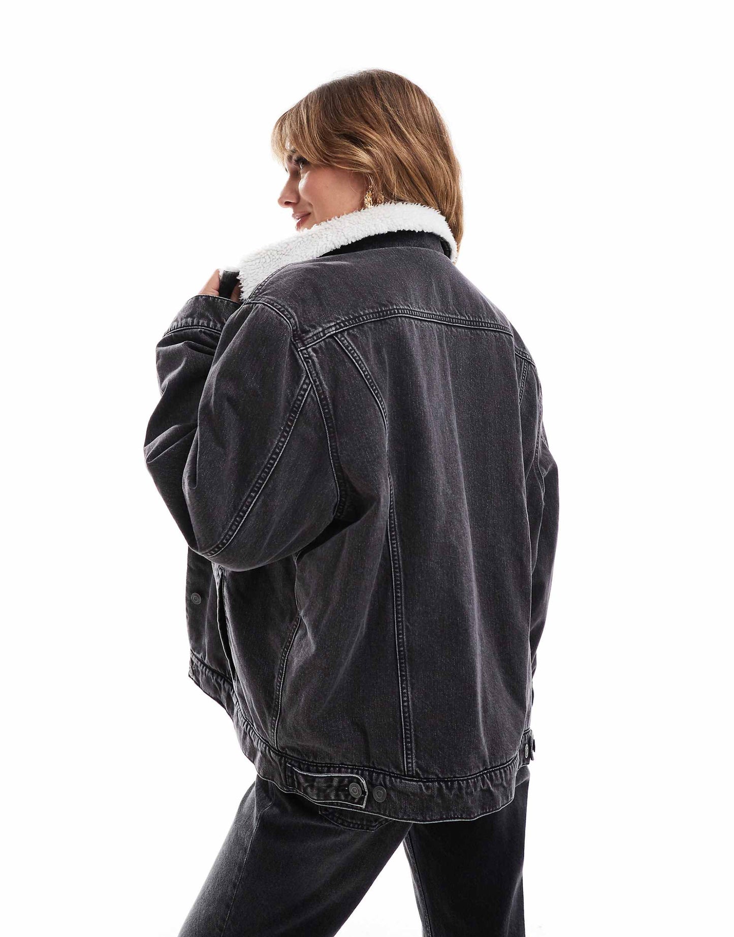 Denim Borg Jacket