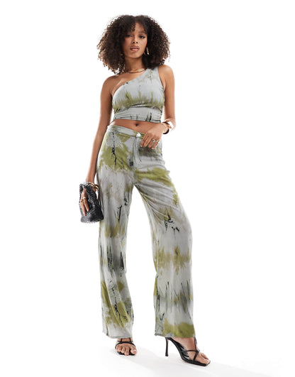 Wide Leg Trouser Co-Ord