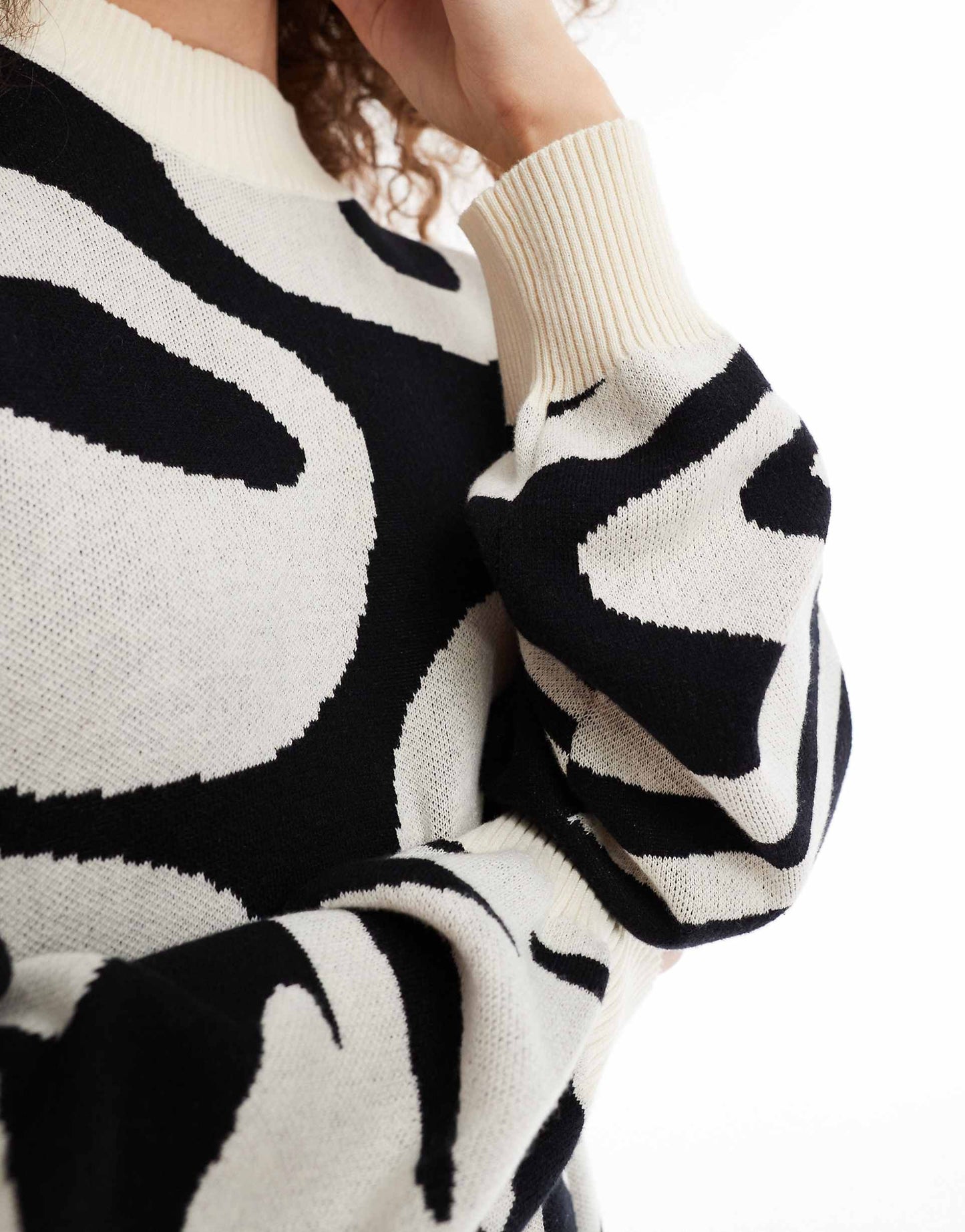 Oversized Knitted Mini Dress