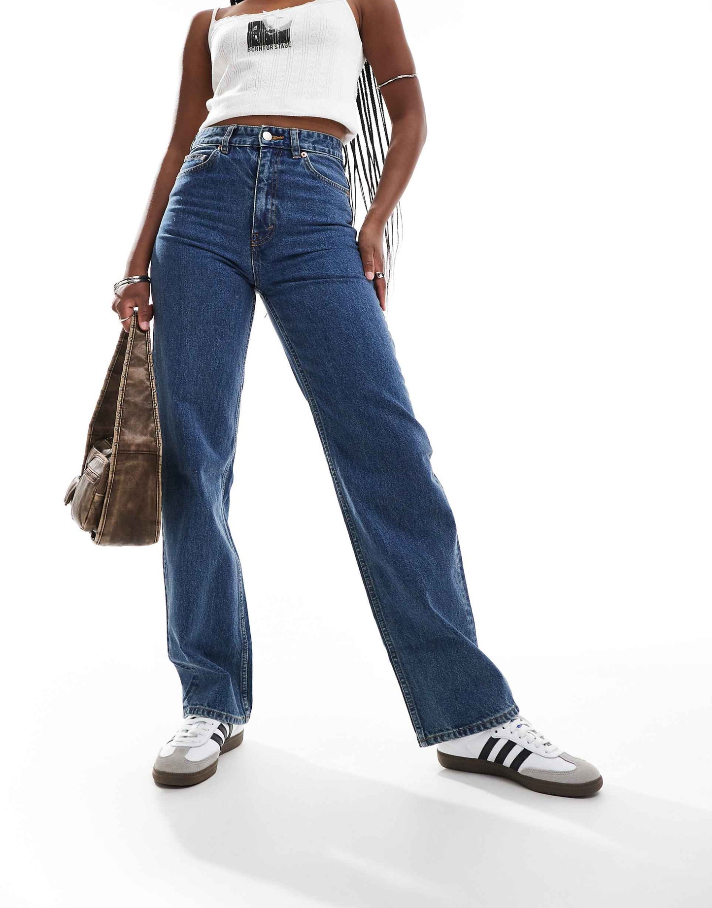 Zami High Waist Straight Leg Jeans