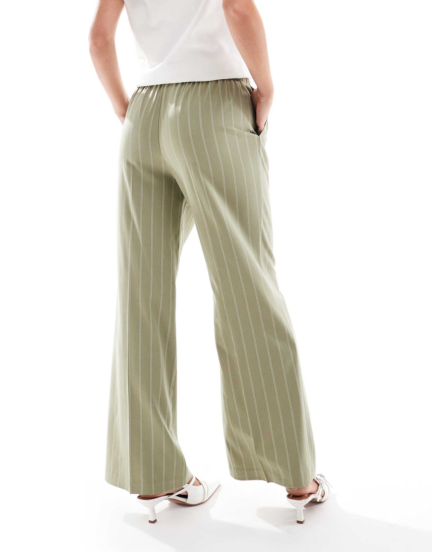 Petite Tailored Pull On Trousers