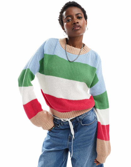 Chunky Boxy Fit Knitted Jumper