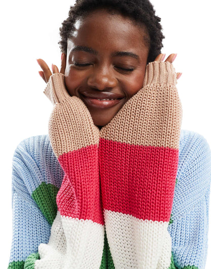 Chunky Boxy Fit Knitted Jumper