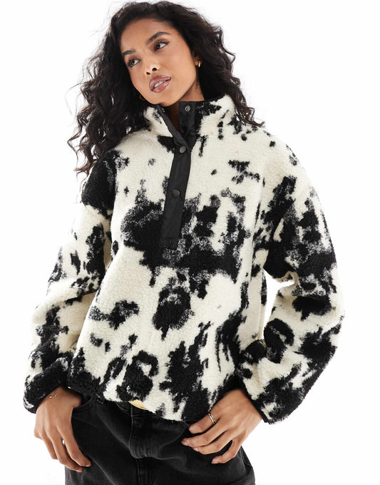 Button Down Borg Fleece