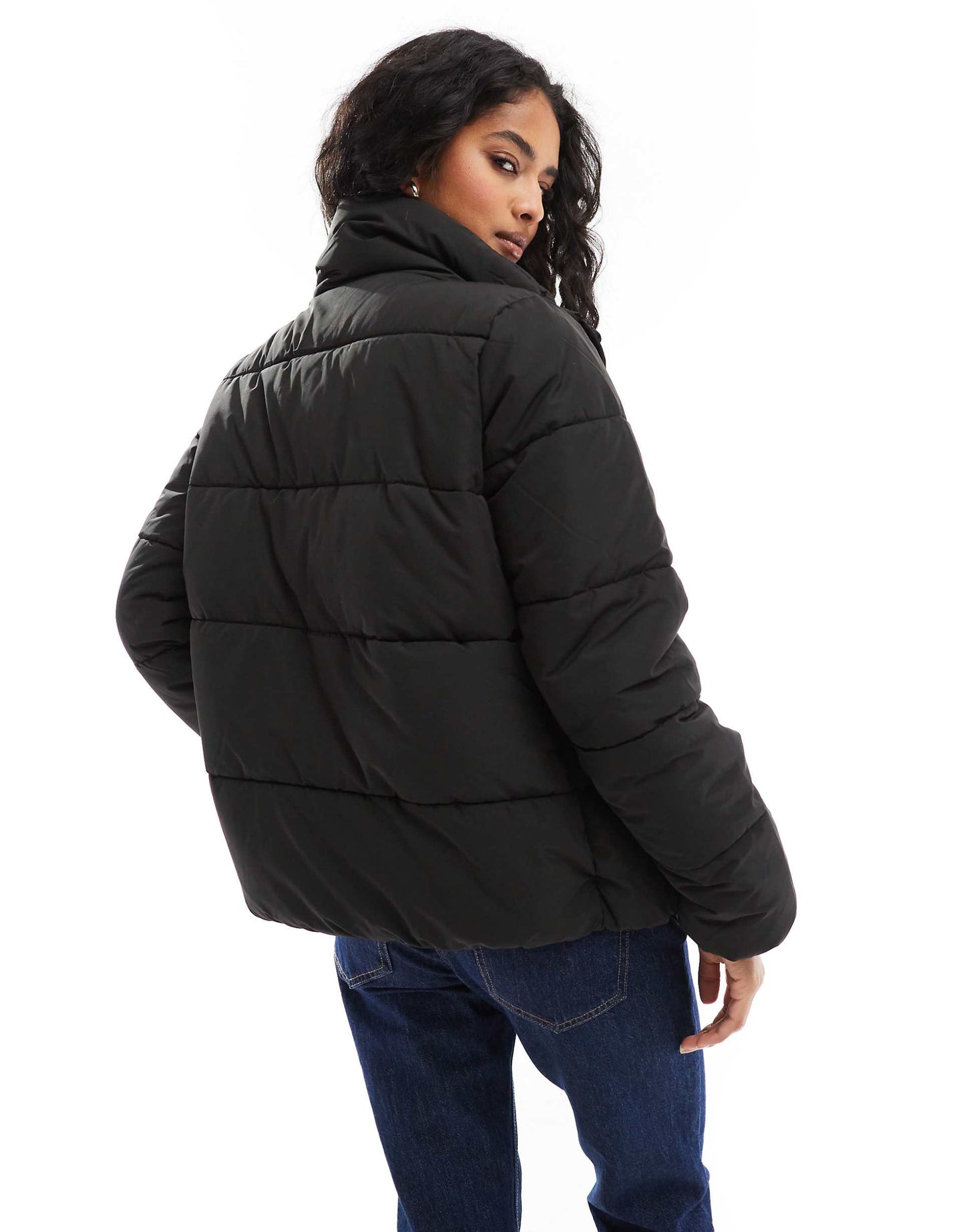 Funnel Neck Padded Jacket