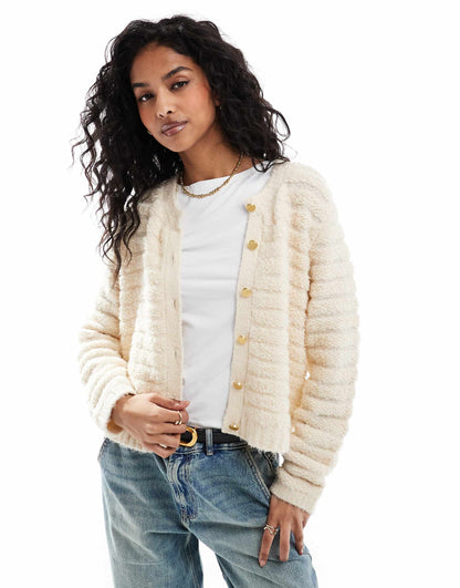 Soft Texture Cardigan