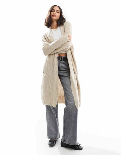 Longline Open Cardigan