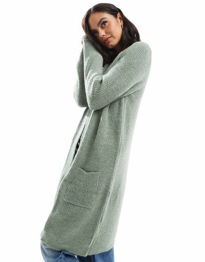 Longline Open Cardigan