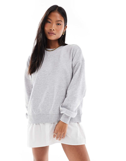 Petite Layered Sweat Mini Dress
