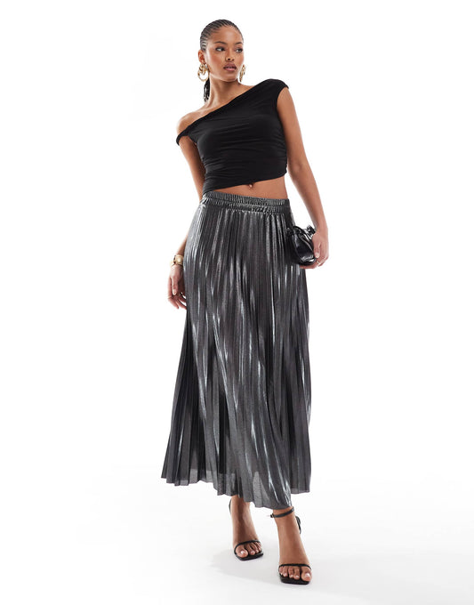 Tall Pleated Maxi Skirt