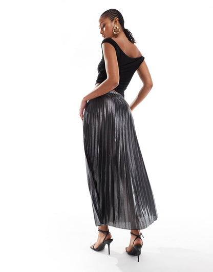 Tall Pleated Maxi Skirt