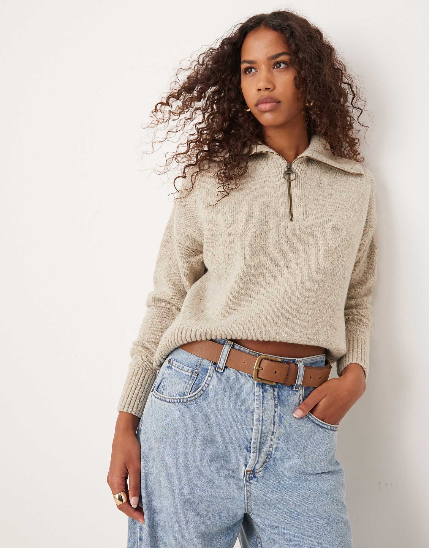 Lavensdale Half Zip Knitted Jumper