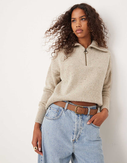 Lavensdale Half Zip Knitted Jumper