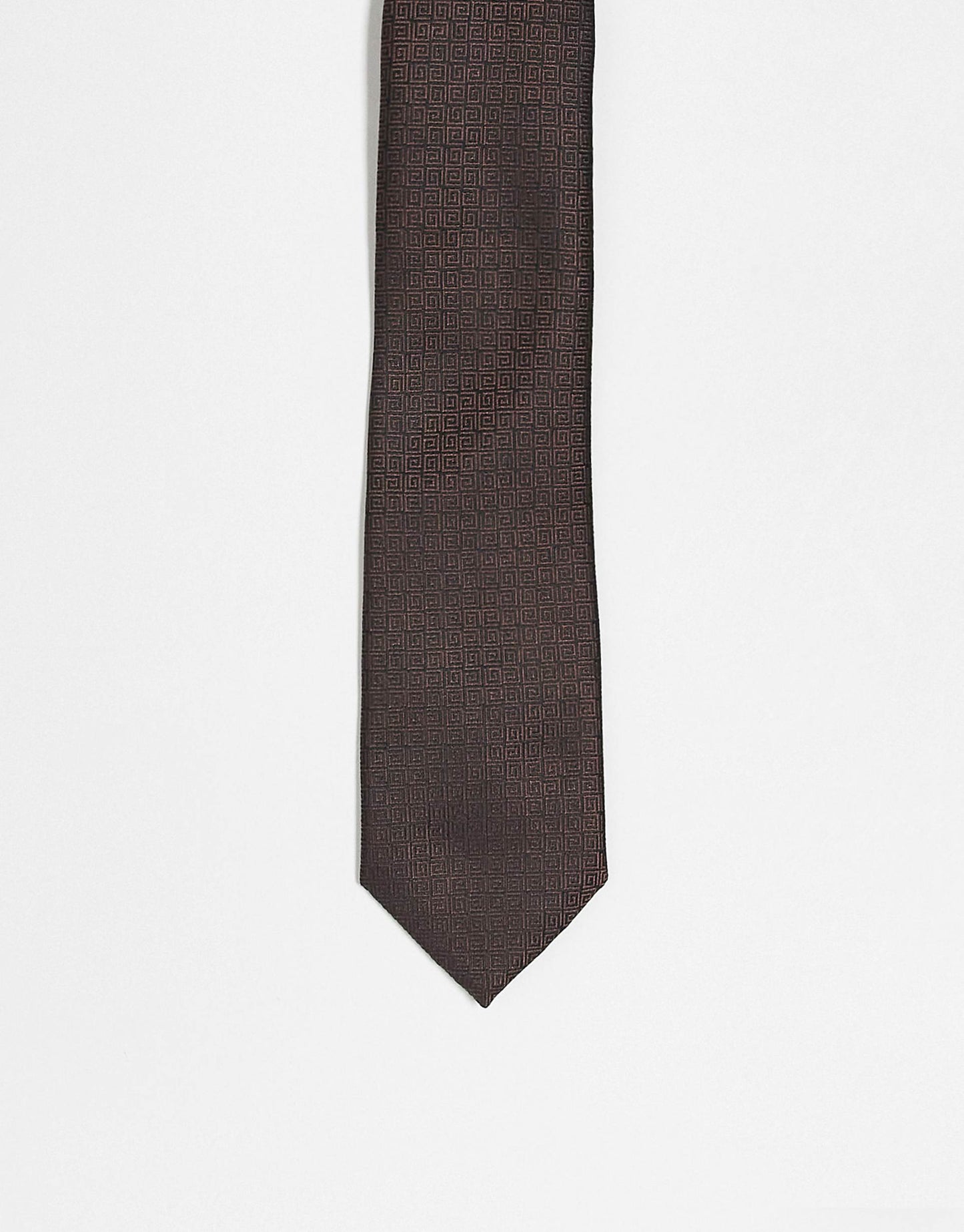 Tie With Greek Wave Pattern