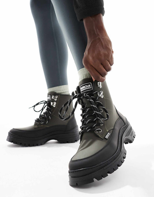 International Alani Leather Rubber Hiker Boots