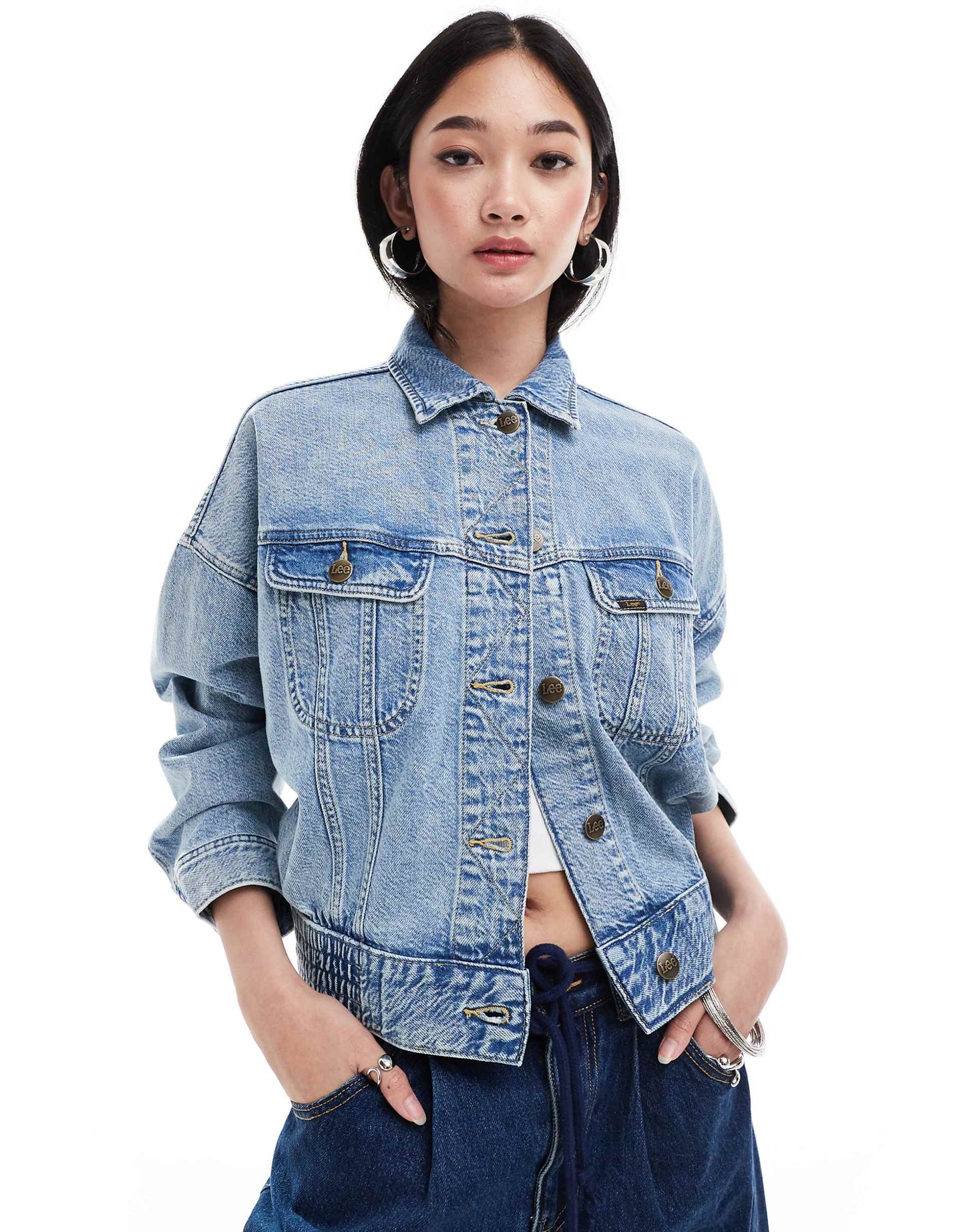 Rider Denim Bomber Jacket