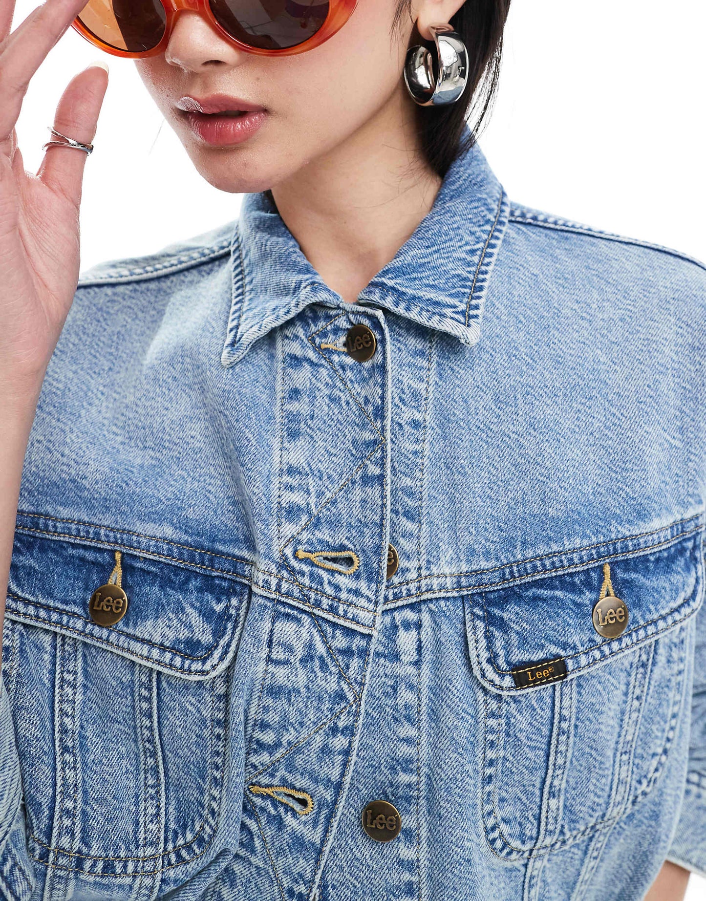 Rider Denim Bomber Jacket