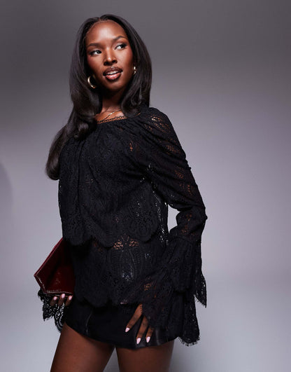 All Over Lace Blouse