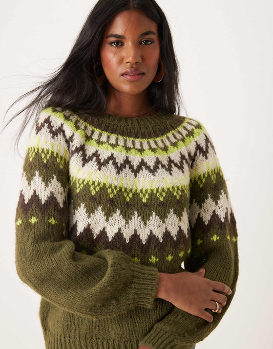 Fair Isle Knitted Jumper