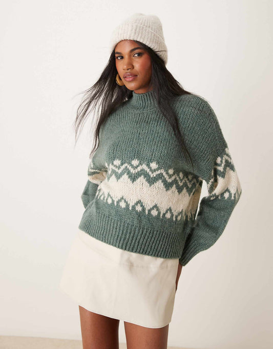 Fair Isle Knitted Jumper