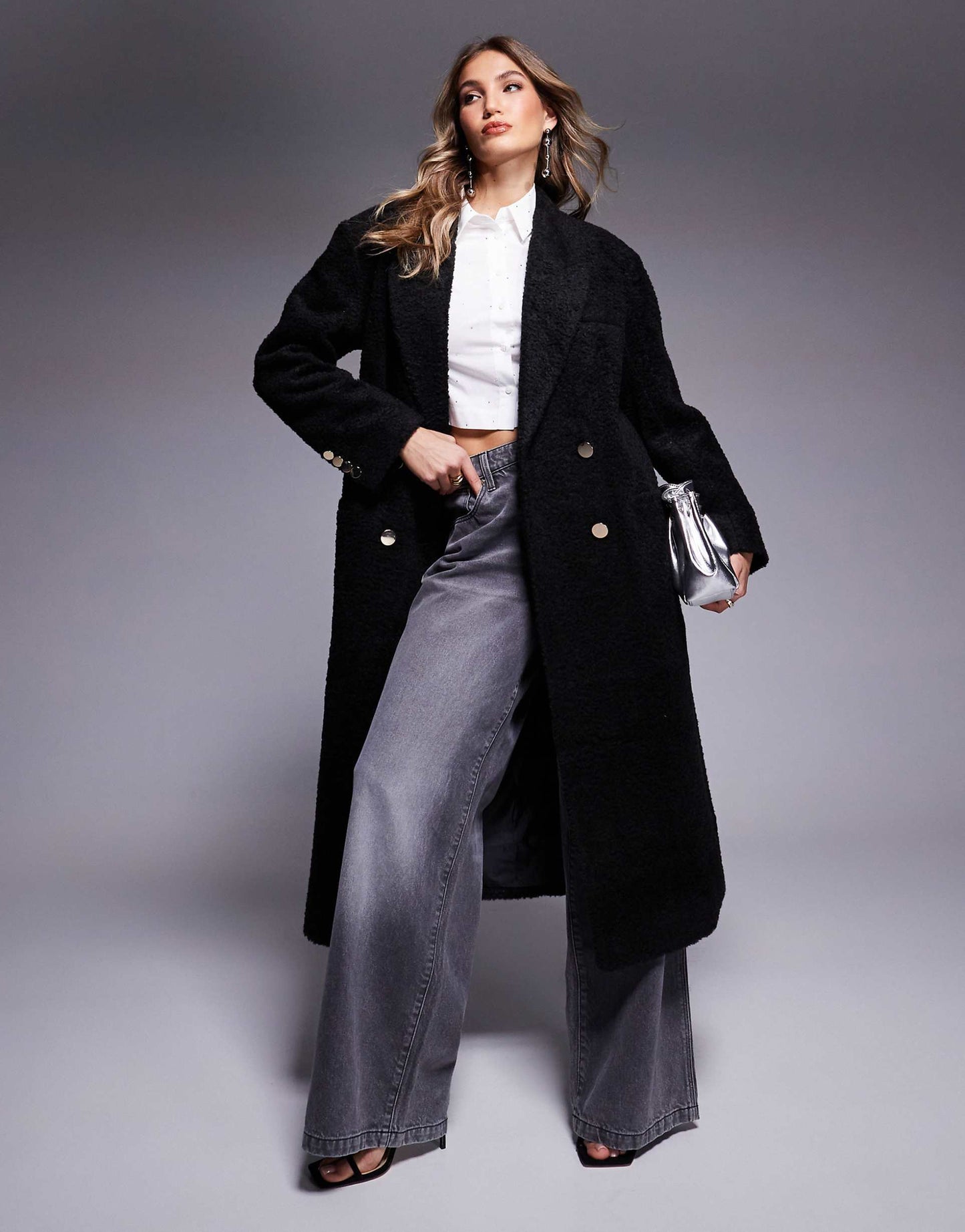 Cosy Boucle Dad Coat