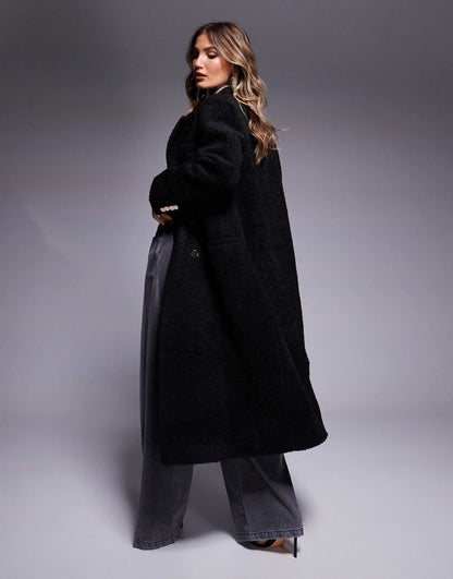 Cosy Boucle Dad Coat