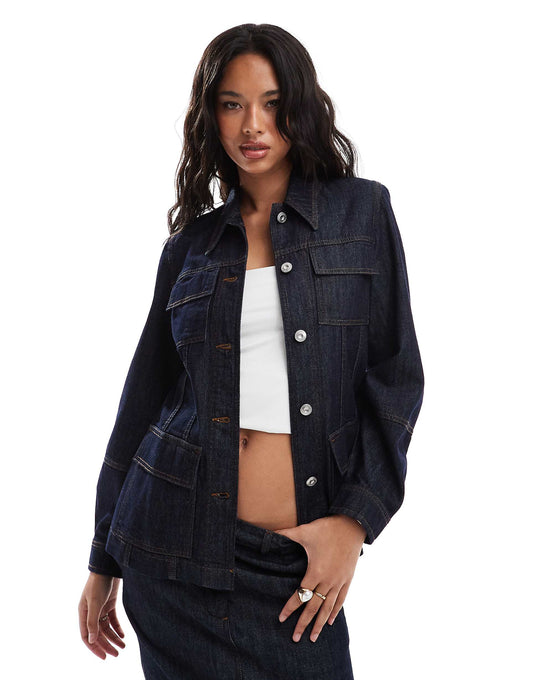 Finley Dark Denim Jacket