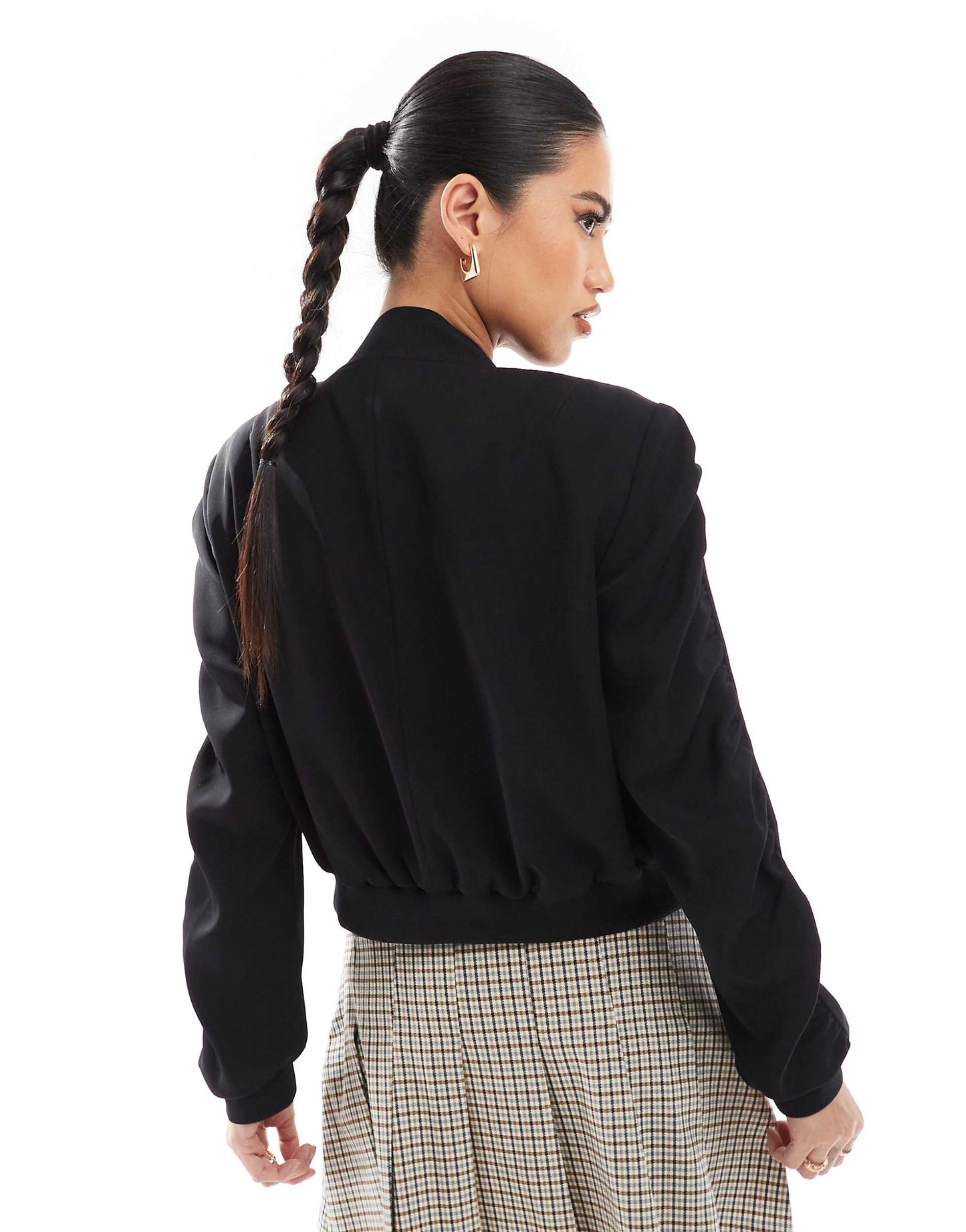 Harrie Suiting Bomber Jacket
