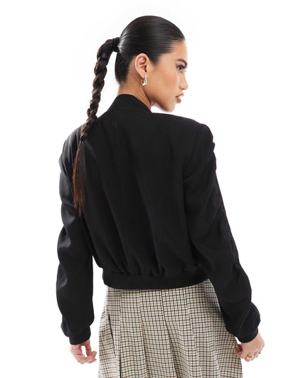 Harrie Suiting Bomber Jacket