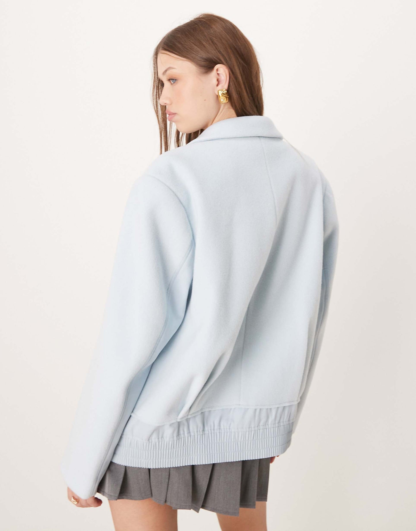 Spliced Bomber Hybrid Jacket