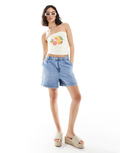 Fruit Graphic Bandeau Top