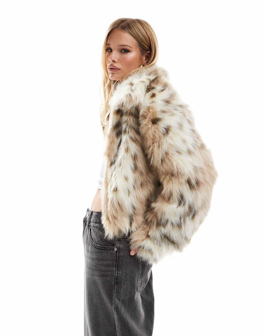 Faux Fur Bomber Jacket