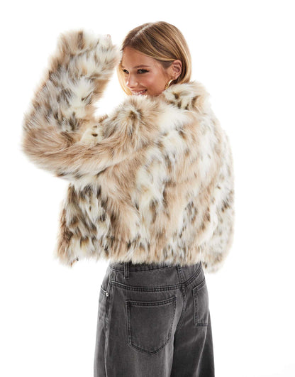Faux Fur Bomber Jacket