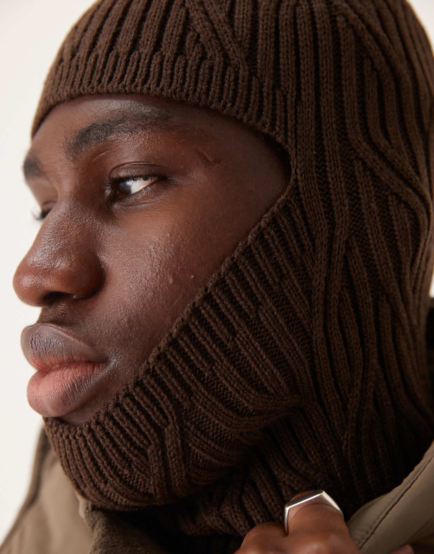 Cable Knit Balaclava