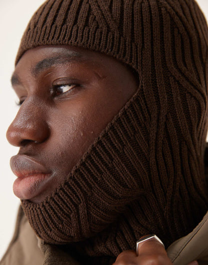 Cable Knit Balaclava