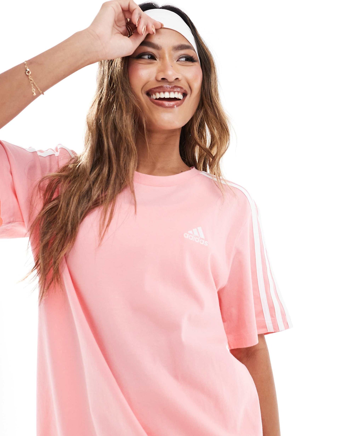 Essentials 3-Stripes Boyfriend T-Shirt Dress