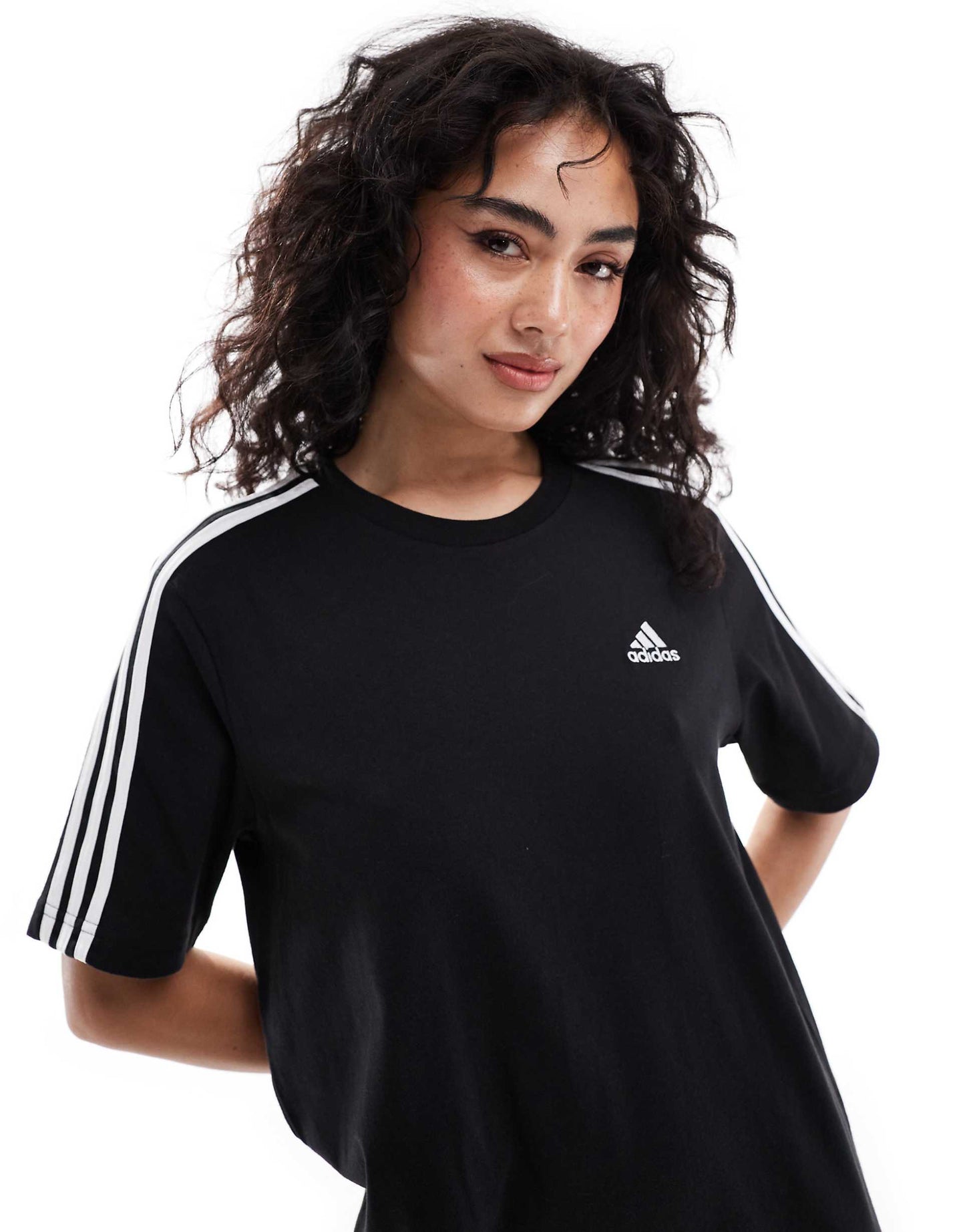 Essentials 3-Stripes Boyfriend T-Shirt Dress