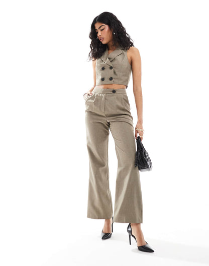 Co-Ord Tailored Wide Leg Trouser