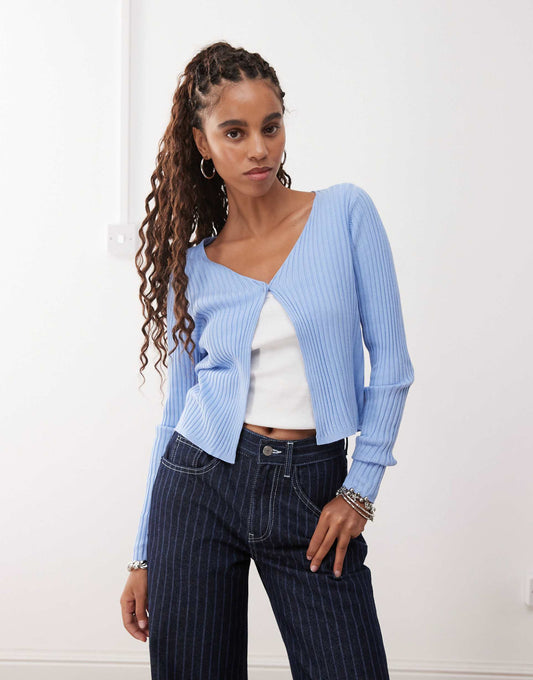 Micro 90S Rib Cardi