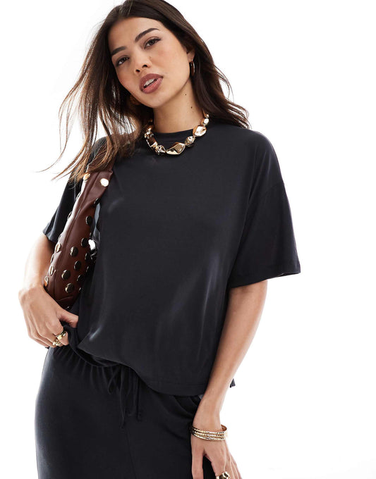 Slinky Super Soft Boxy T-Shirt Co-Ord