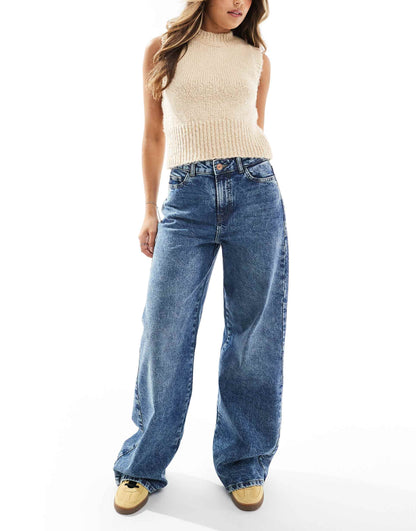 Selma High Waisted Wide Leg Jeans